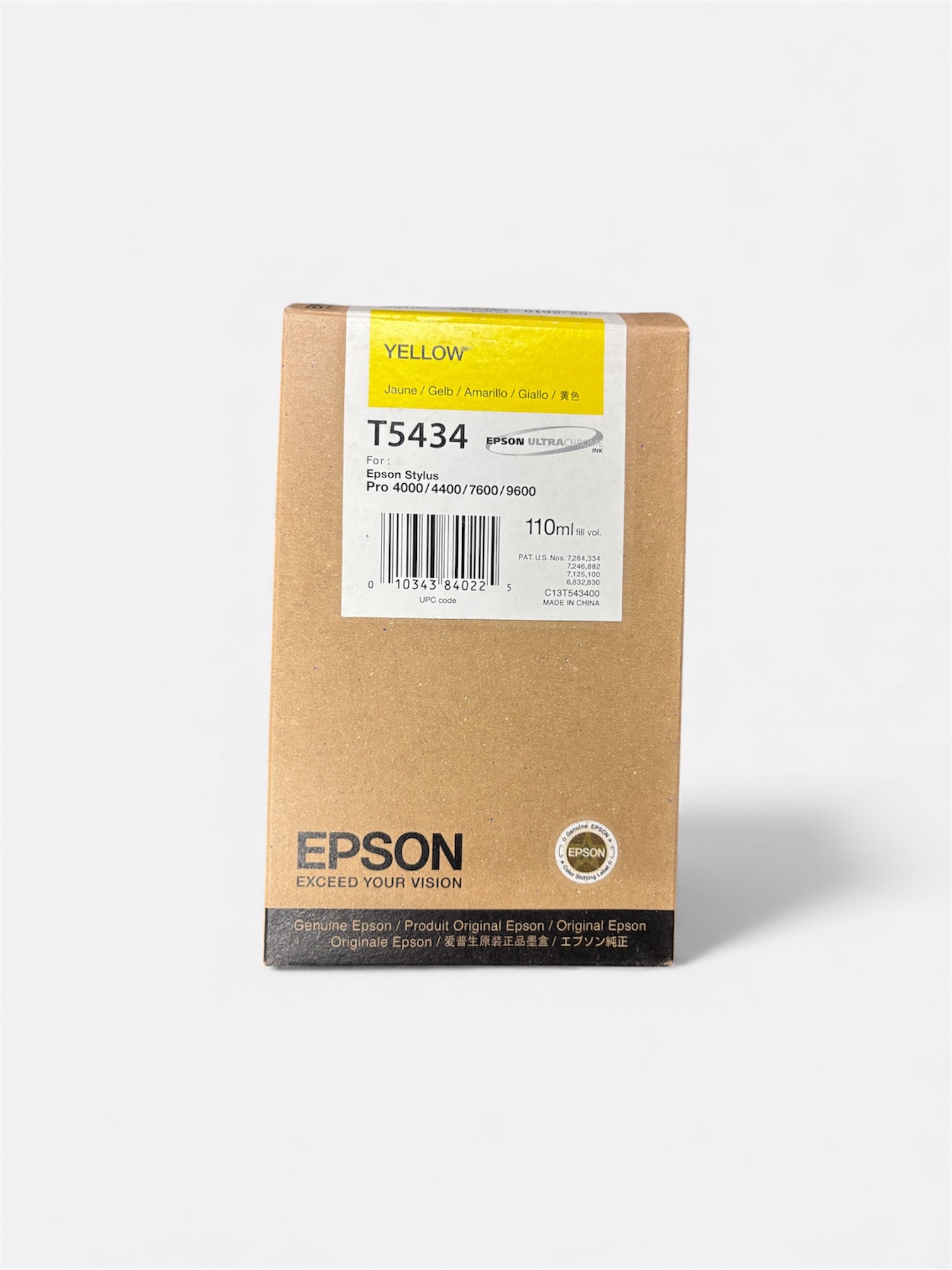 Cartucho epson T5434 amarillo